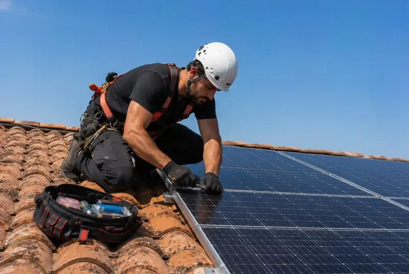 Maintenance et monitoring de panneaux solaires à Gardonne