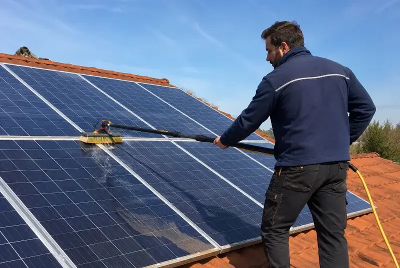 Nettoyage et entretien de panneaux solaires à Gardonne